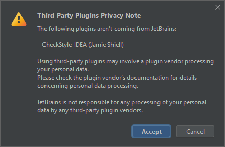 Third Party Plugin Privacy Notice