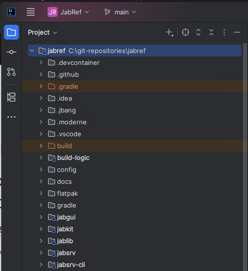 Project folder